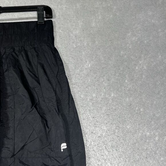 Fabletics Pants Windbreaker Womens Size Small Black Tapered Fit Nylon Pockets - Picture 3 of 14